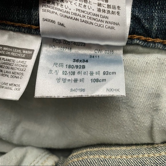 Levi’s 36x32 514 - slim straight - unique wash - Picture 8 of 12